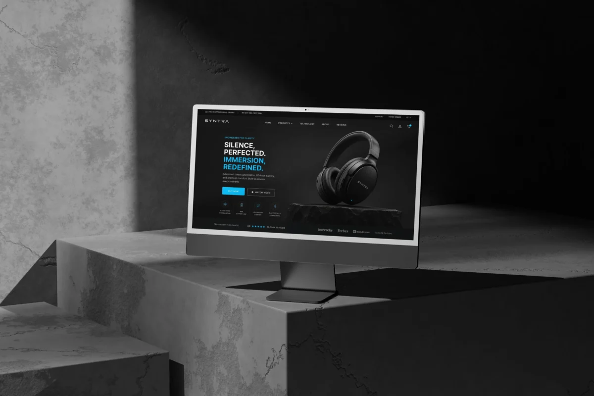 SYNTRA website hero